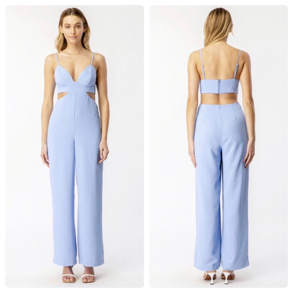Bardot Blue Jumpsuit NWT